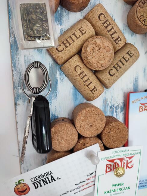 Deska korkowa na zapiski - biżuterie - biuro