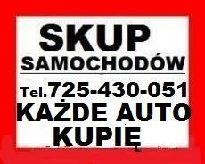 SKUP AUT KAŻDE AUTO KUPIĘ ZADZWOŃ TEL 725-430-051 DOJAZD