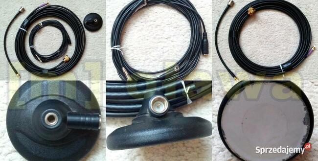 antena GSM długa 125 cm dobry zasięg do modemów full zestaw