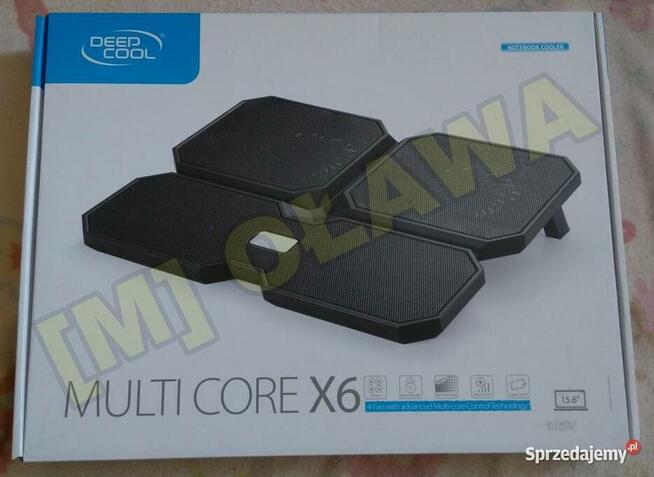 podstawka chłodząca DEEPCOOL MULTI CORE X6 pod laptopa USB