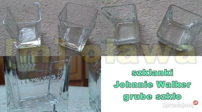 ładne szklanki Johnnie Walker i Famous Grouse drinki napoje