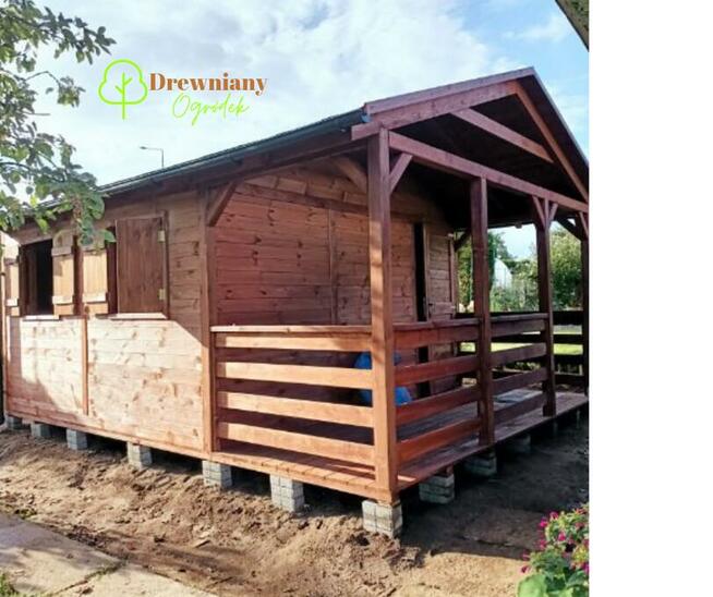 Domki letniskowe, domek na RODO z montażem