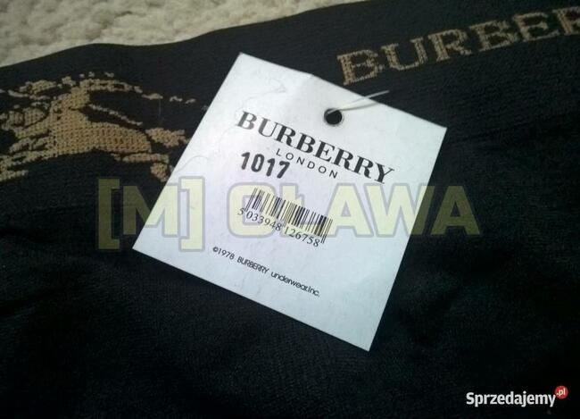bokserki męskie burberry majtki bielizna męska london czarne