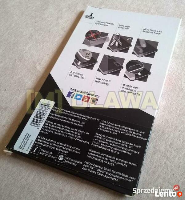 xiaomi mi max folia szkło hybrydowe 3mk do telefonu nowe