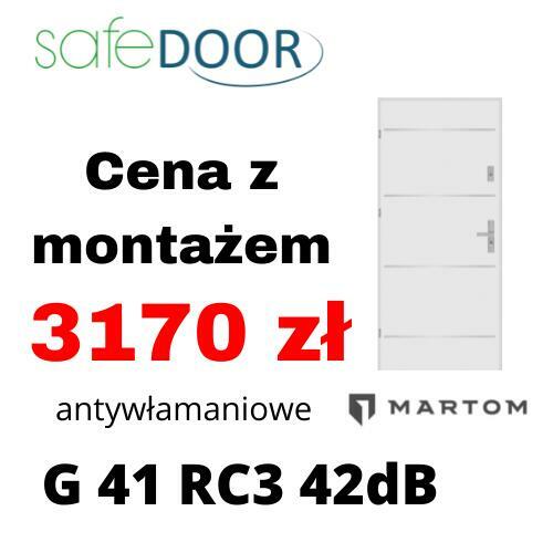 PREMIUM - Drzwi wejściowe MARTOM Antywłamaniowe RC3 42dB