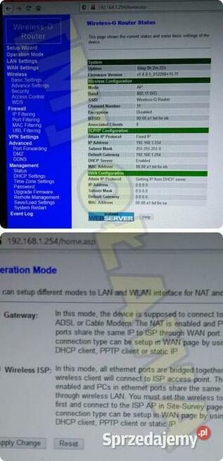 router CERBERUS Lite P 6381 odkręcane anteny ruter wifi WISP