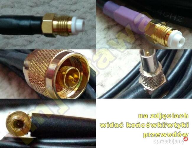 antena GSM długa 125 cm dobry zasięg do modemów full zestaw