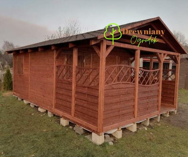 Domki letniskowe, domek na RODO z montażem