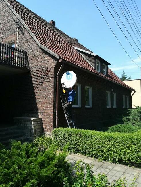 Montaż ustawienie anten satelitarnych naziemnch