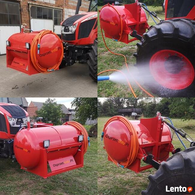 Zbiornik przeciw-pożarowy, obciążnik - balast do ciągnika