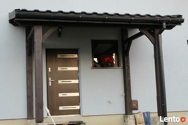 Zadaszenie nad drzwi, daszek, zadaszenia na taras