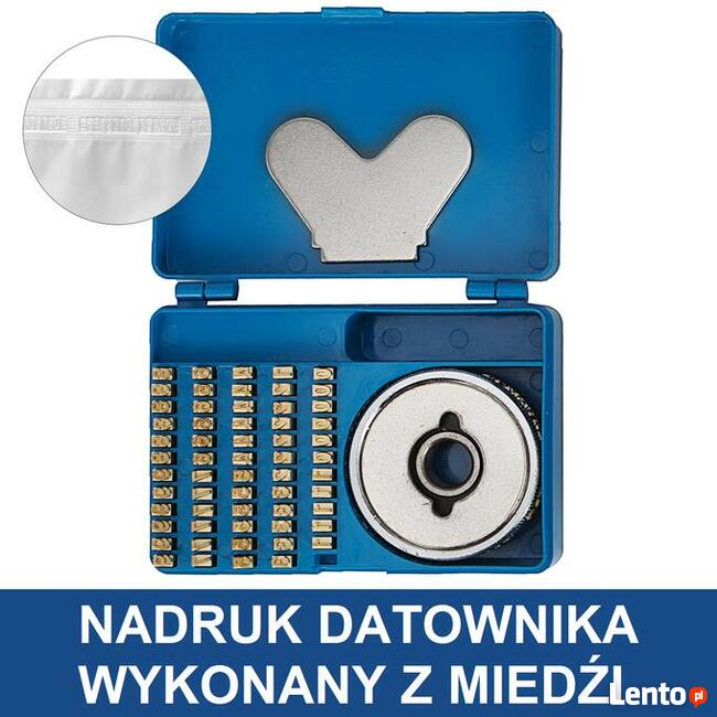 Zgrzewarka taśmowa drukowanie datownik kodowanie FR770