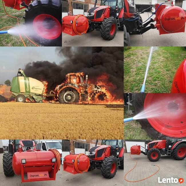 Zbiornik przeciw-pożarowy, obciążnik - balast do ciągnika