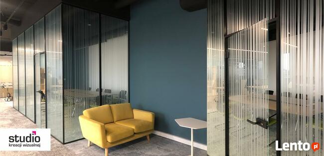 Oklejanie witryn, okien, folią szronioną, mleczną, przeciwsł