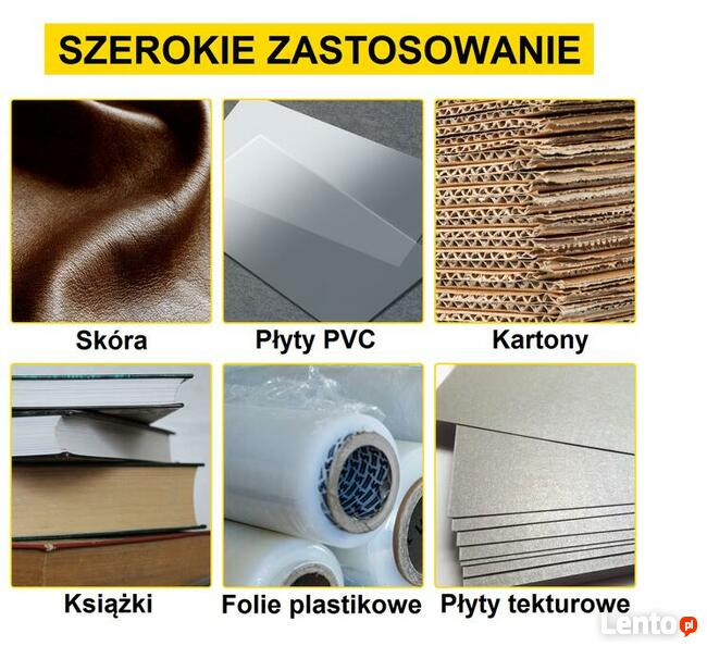 Maszyna do Cięcia Papieru Skóry Folii Gilotyna Przycinacz