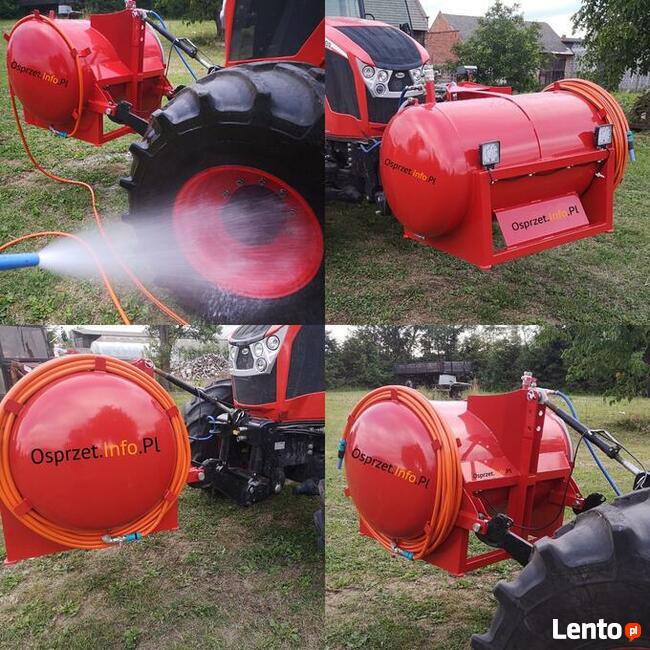 Zbiornik przeciw-pożarowy, obciążnik - balast do ciągnika