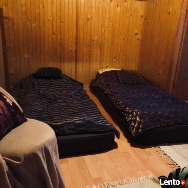 dom z kominkiem w lesie na odludziu, ferie,ognisko