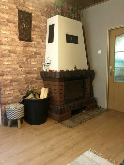 dom z kominkiem w lesie na odludziu, ferie,ognisko