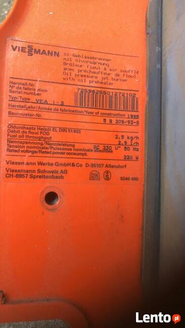 Palnik olejowy Viessmann