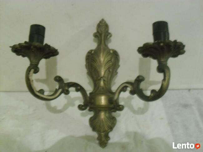 Żyrandol , lampa z czasów PRL-u + KINKIET