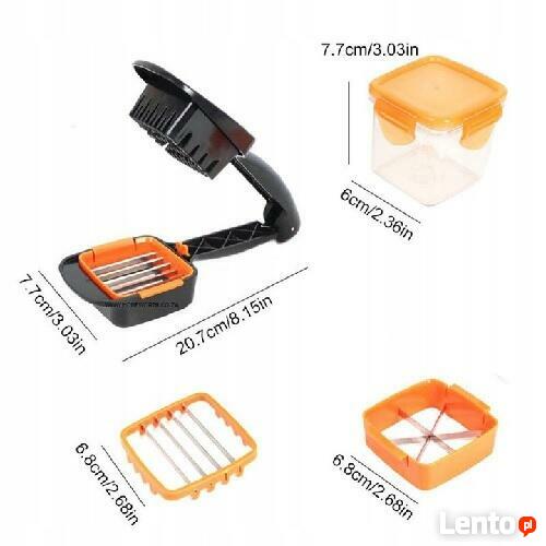 Niezawodna Ręczna Szatkownica Z Pojemnikiem 7 w 1 POLECAM