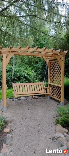 Pergola z huśtawką