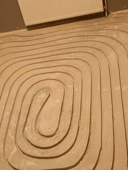 Frezowanie pod ogrzewanie podłogowe, ogrzewanie frezowane