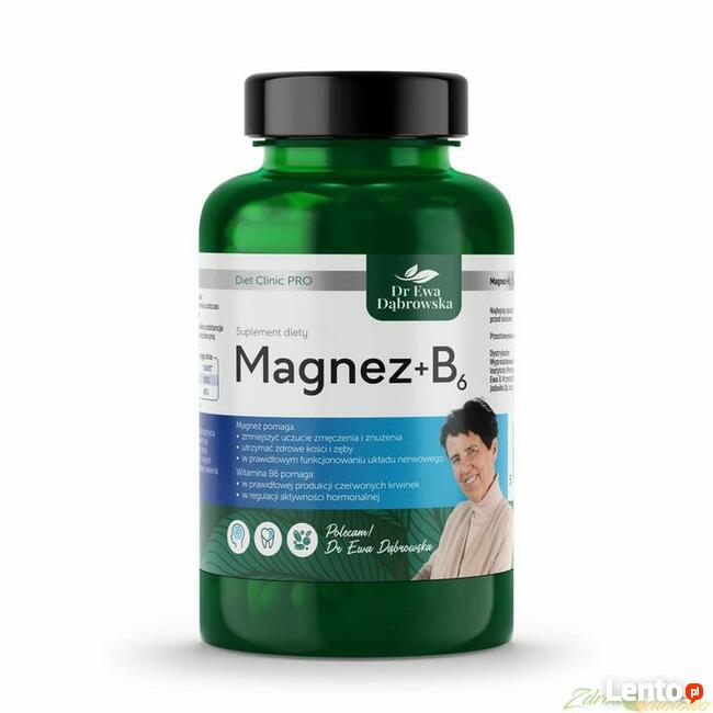 Dr Ewa Dąbrowska Magnez + B6 120 kaps.