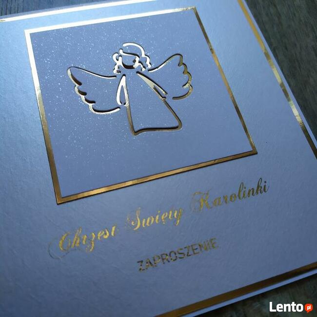Zaproszenia na chrzest święty