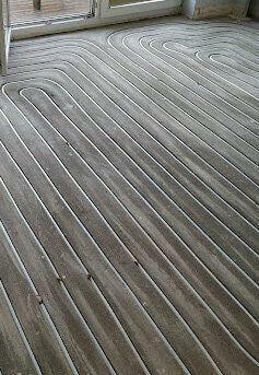 Frezowanie pod ogrzewanie podłogowe, ogrzewanie frezowane