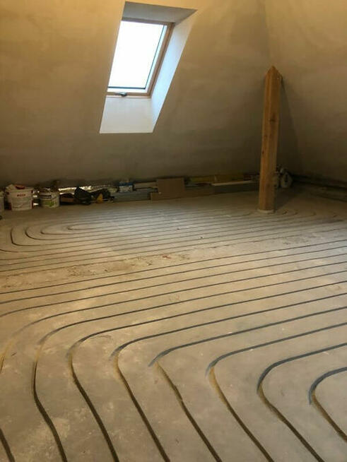 Frezowanie pod ogrzewanie podłogowe, ogrzewanie frezowane