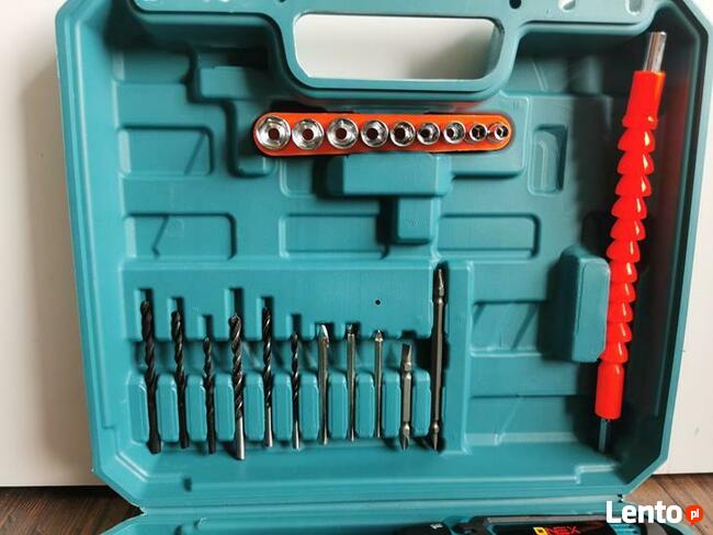 Nowe wkrętarko - wiertarki onex 1542 2x bateria 2Ah 18v