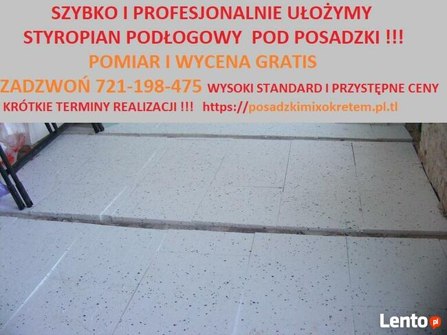 Układanie styropianu pod ogrzewanie podłogowe i posadzki