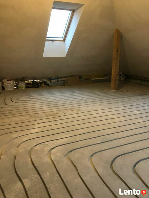 Frezowanie pod ogrzewanie podłogowe, ogrzewanie frezowane