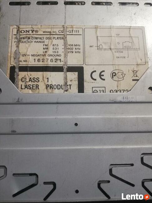 Radio Sony CDX-GT111