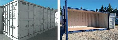 Sprzedaż nowych używanych kontenerów transportowych