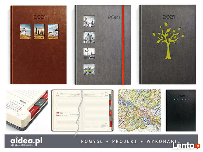kalendarze ksiażkowe na 2027, notesy, planery, podkładki,...