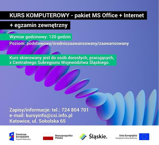 Bezpłatny kurs komputerowy dla osób 50+
