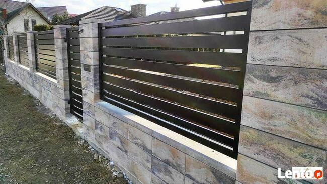 Nowoczesne przęsła ogrodzeniowe Panelowe, Palisadowe