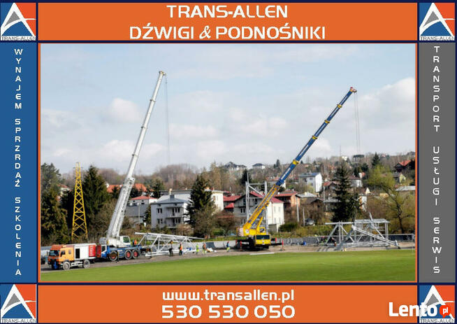 Usługi dźwigowe wynajem usługi Tarnów, Gorlice, Krosno