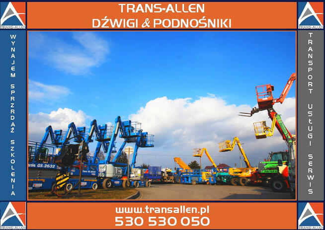 Usługi dźwigowe Krosno , Jasło, Sanok, Gorlice - wynajem