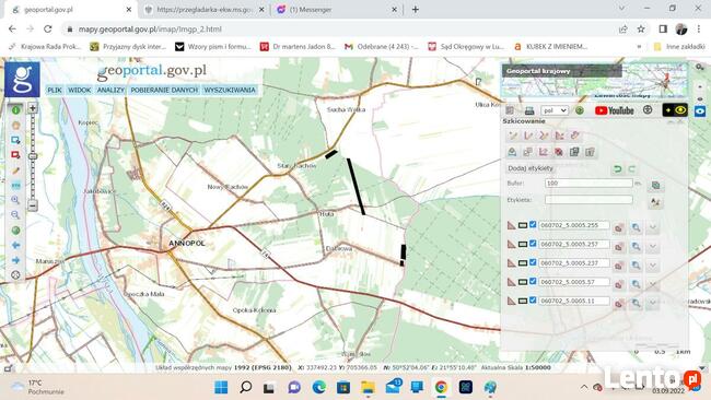 Sprzedam gospodarstwo działka bud., rolne, leśne) Dąbrowa gm