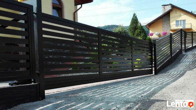 Bramy wjazdowe przesuwne i rozwierne Firma ALFABRAM