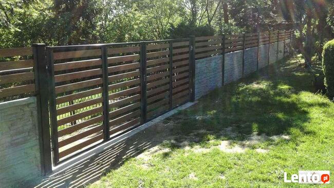 Nowoczesne przęsła ogrodzeniowe Panelowe, Palisadowe