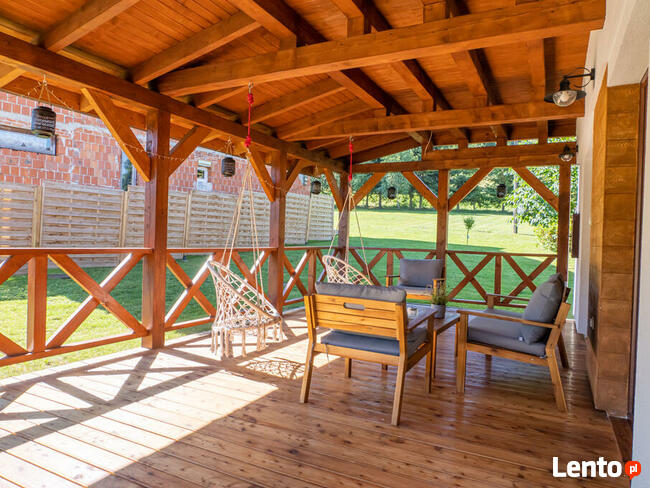 Drewniany domek nad potokiem w górach 8 osób