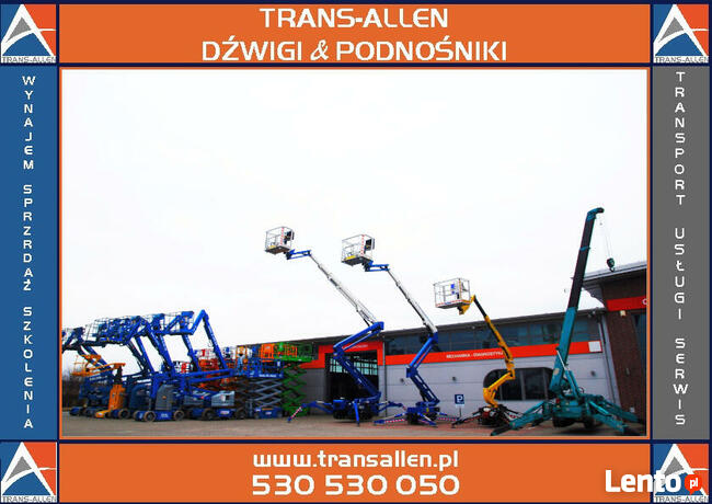 Usługi dźwigowe Krosno , Jasło, Sanok, Gorlice - wynajem