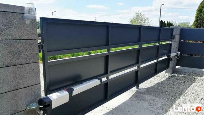Bramy wjazdowe przesuwne i rozwierne Firma ALFABRAM