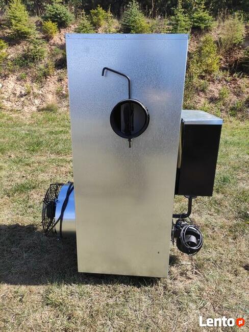 Nagrzewnica powietrza olej drzewo ,piec nadmuchowy koza 30kw