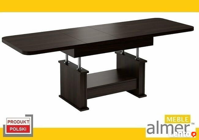 Ławostół Ława Stolik Stół L15 z Szufladą rozkładana WENGE