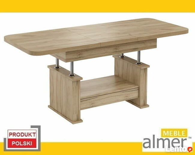 Ławostół Ława Stół L15 szuflada rozkładany Dąb Craft Złoty